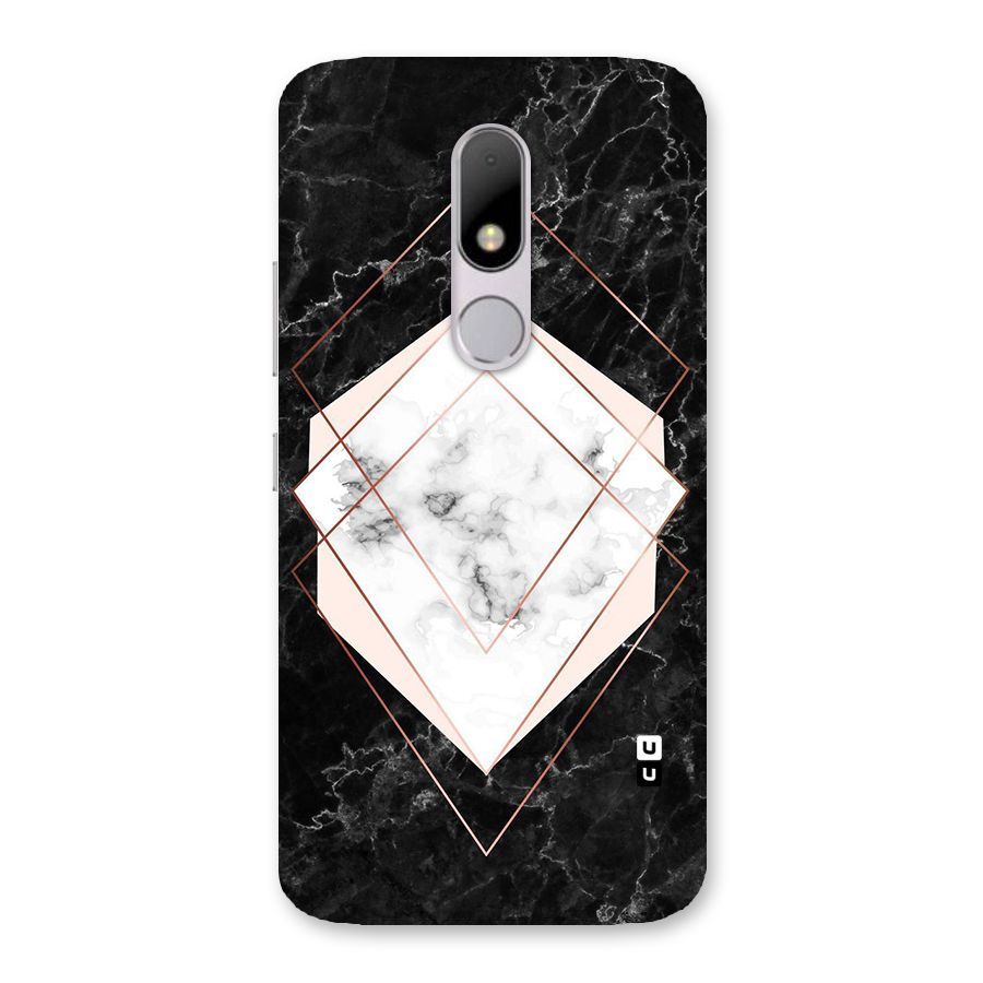 Marble Texture Print Back Case for Moto M