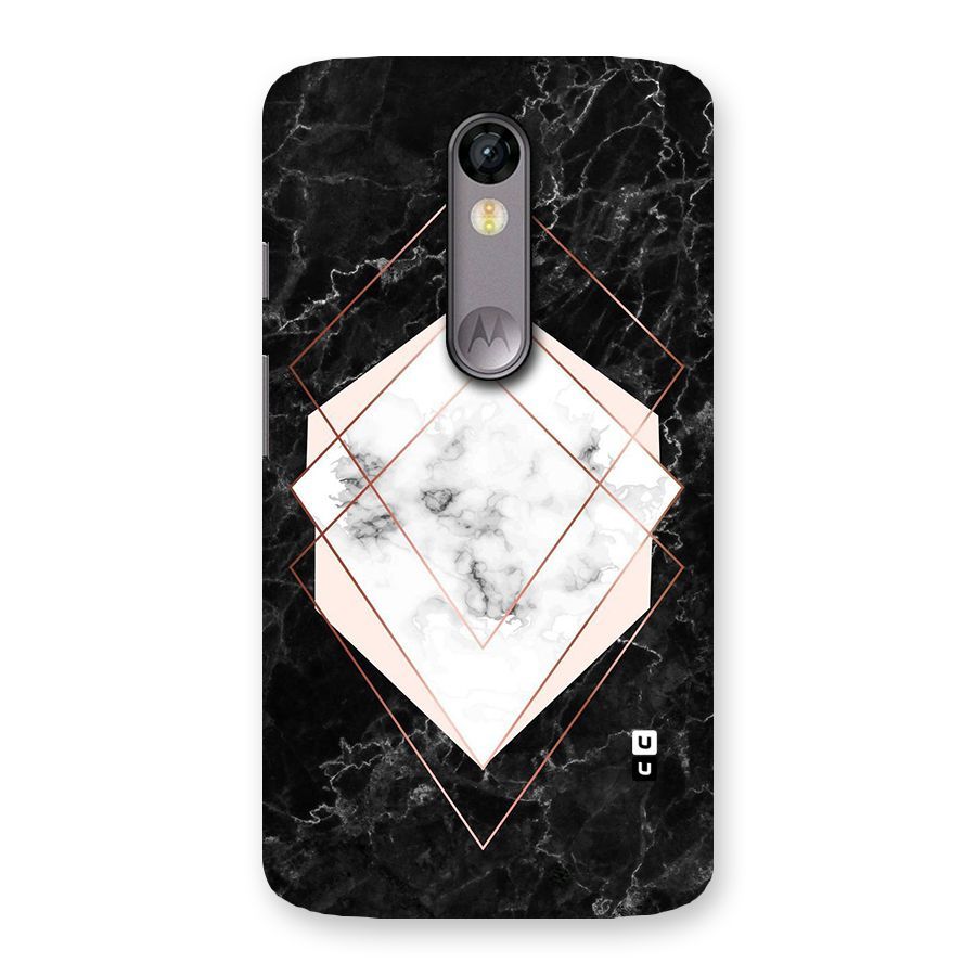 Marble Texture Print Back Case for Moto X Force