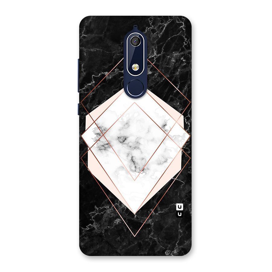 Marble Texture Print Back Case for Nokia 5.1