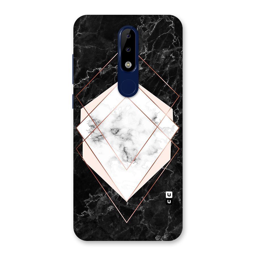 Marble Texture Print Back Case for Nokia 5.1 Plus