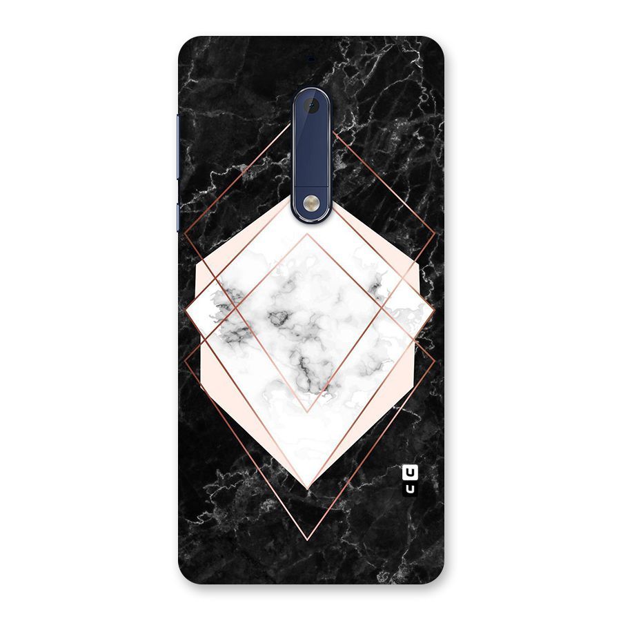 Marble Texture Print Back Case for Nokia 5