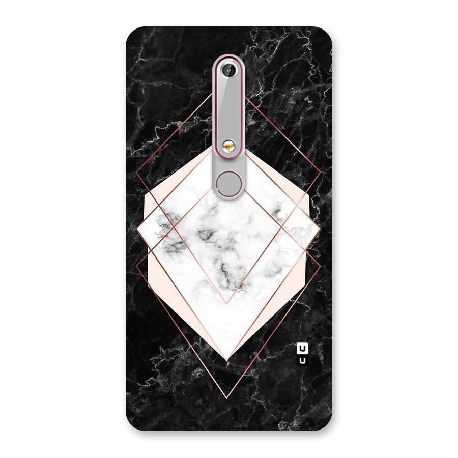 Marble Texture Print Back Case for Nokia 6.1