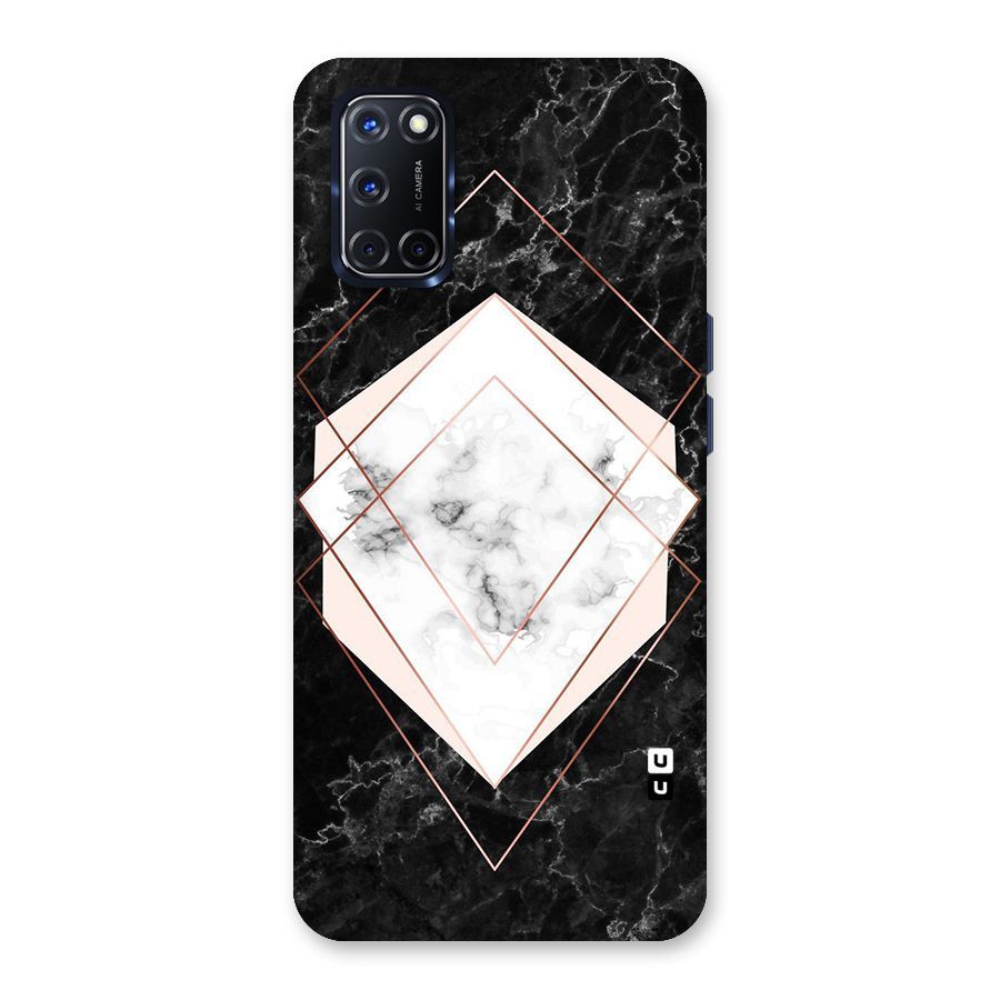 Marble Texture Print Back Case for Oppo A52
