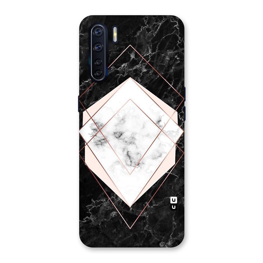 Marble Texture Print Back Case for Oppo F15