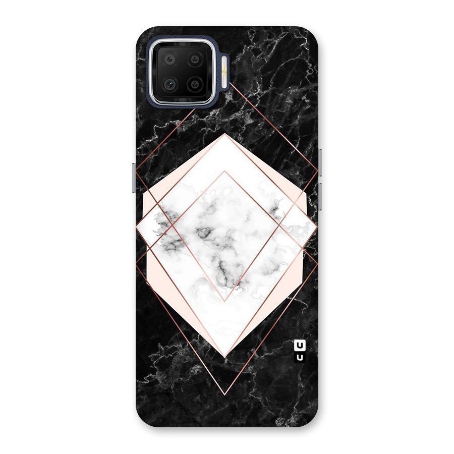 Marble Texture Print Back Case for Oppo F17