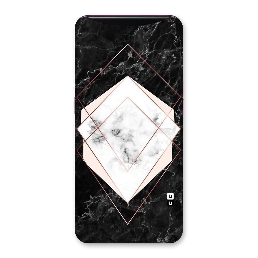Marble Texture Print Back Case for Oppo Find X