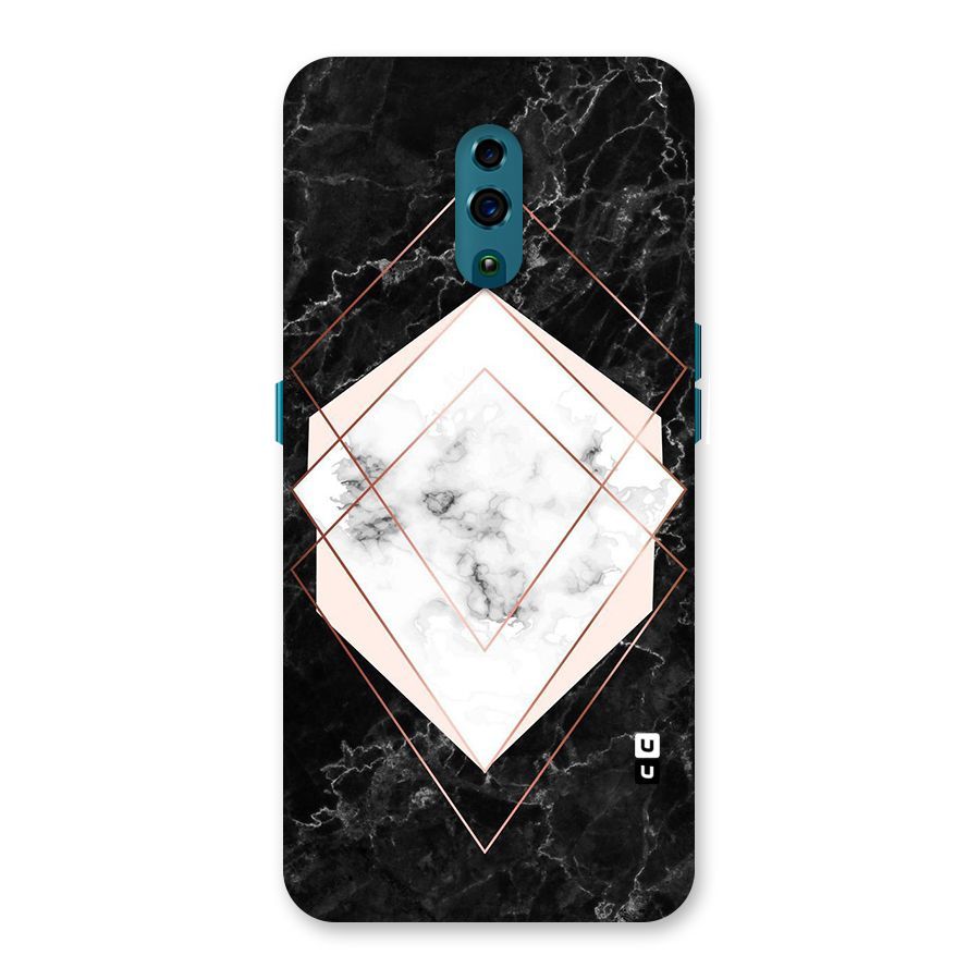 Marble Texture Print Back Case for Oppo Reno