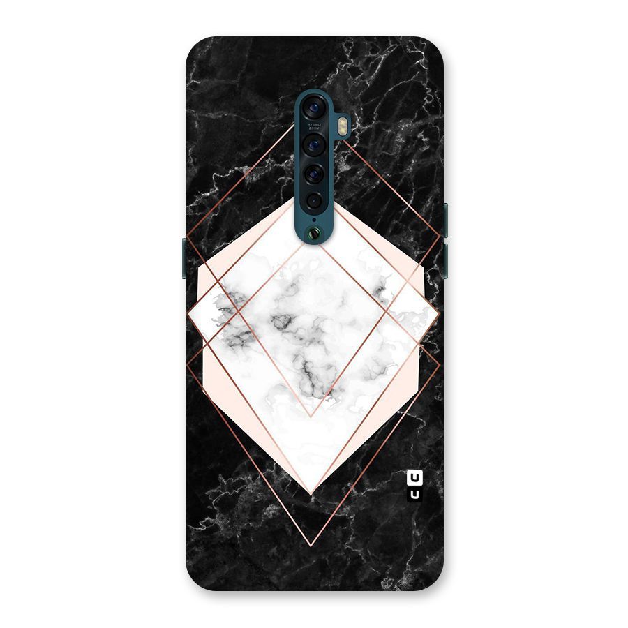 Marble Texture Print Back Case for Oppo Reno2