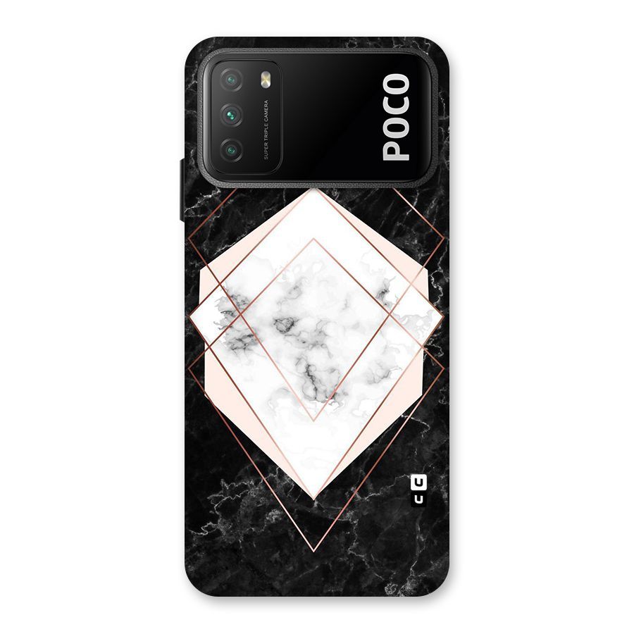 Marble Texture Print Back Case for Poco M3