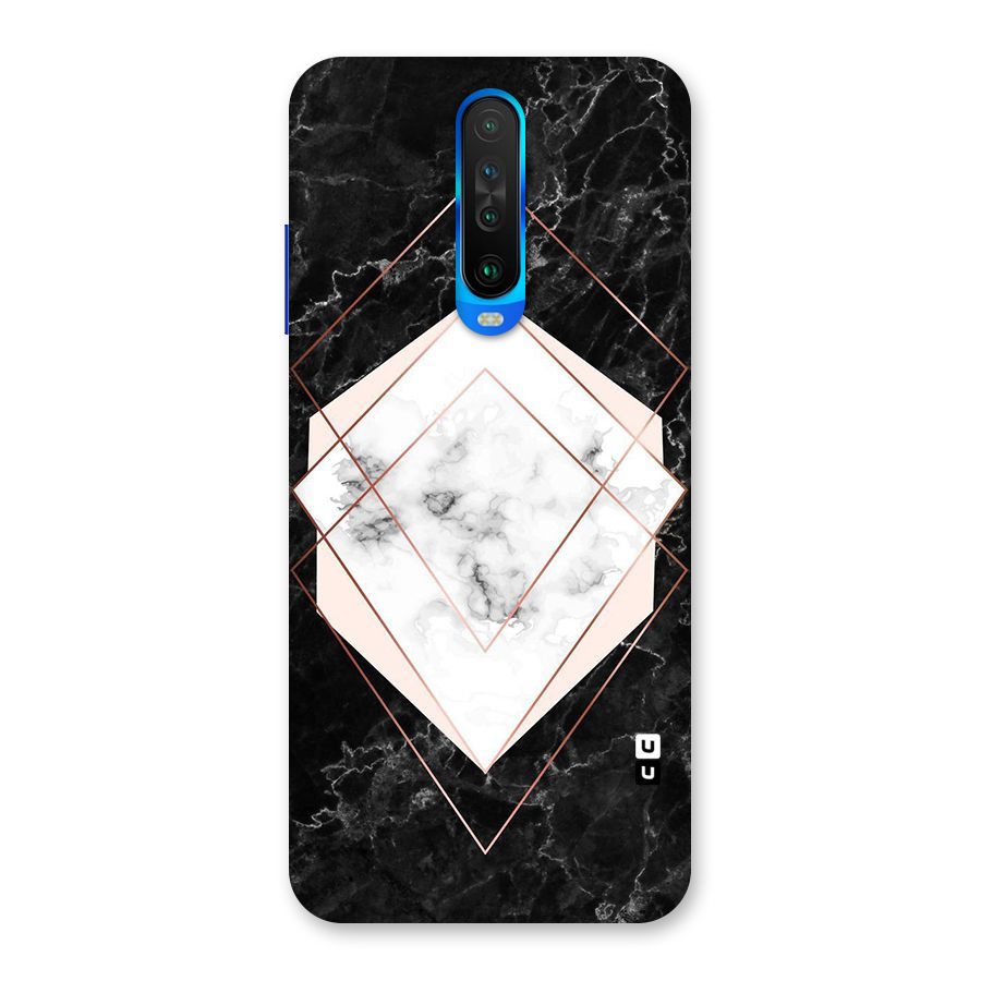 Marble Texture Print Back Case for Poco X2