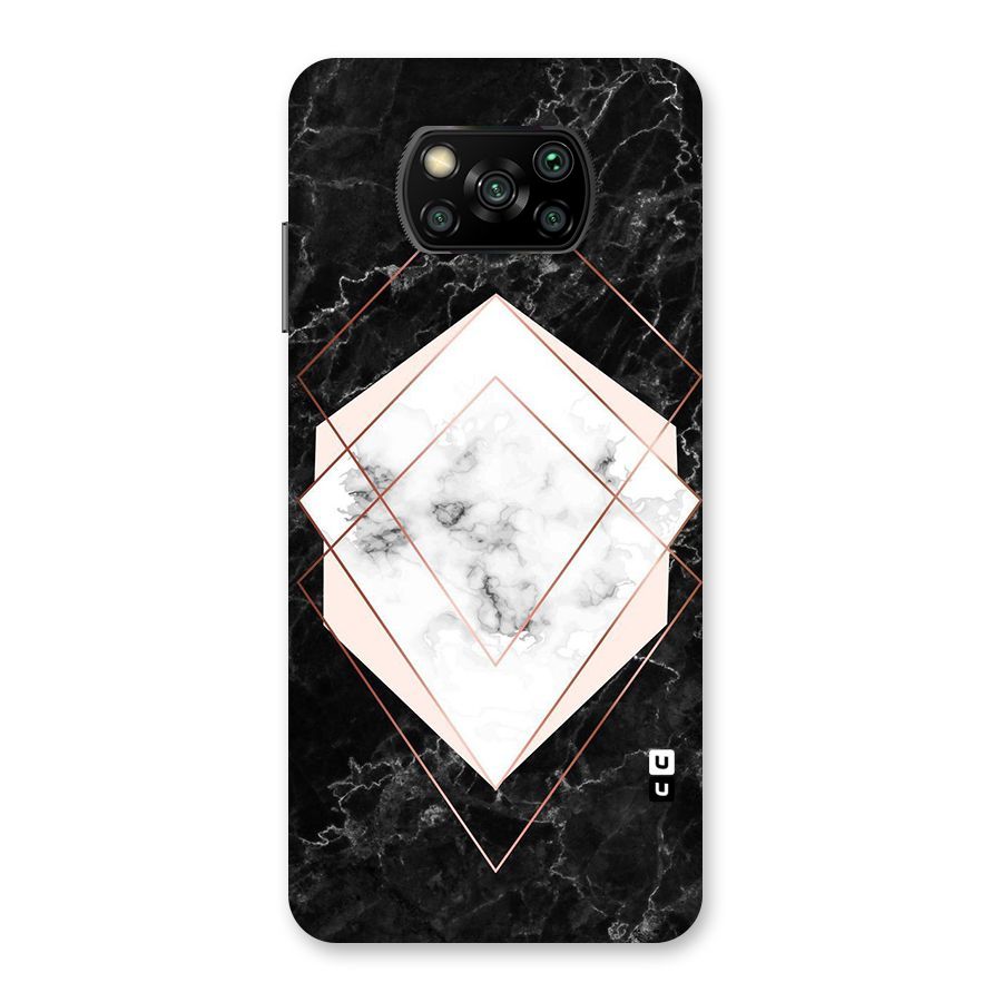 Marble Texture Print Back Case for Poco X3