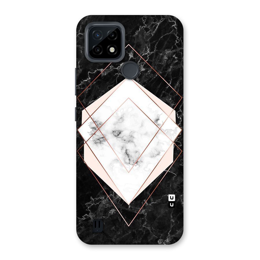 Marble Texture Print Back Case for Realme C21
