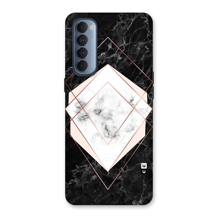 Marble Texture Print Back Case for Reno4 Pro