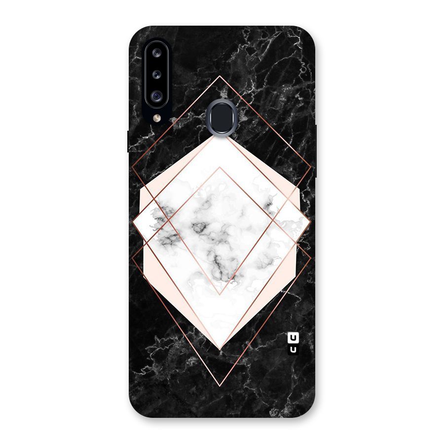 Marble Texture Print Back Case for Samsung Galaxy A20s