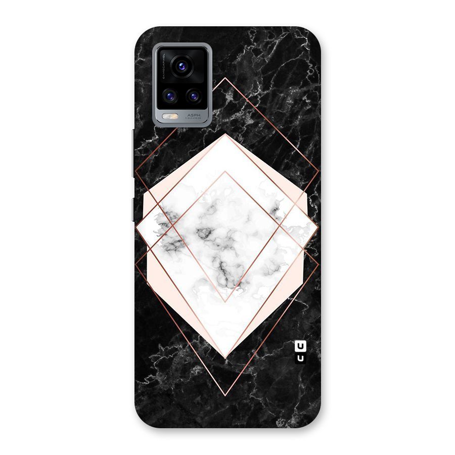 Marble Texture Print Back Case for Vivo V20