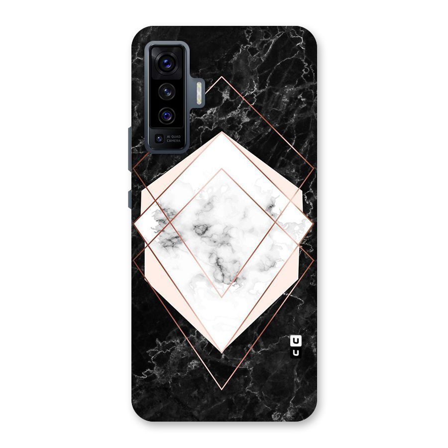 Marble Texture Print Back Case for Vivo X50