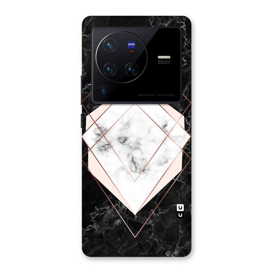 Marble Texture Print Back Case for Vivo X80 Pro