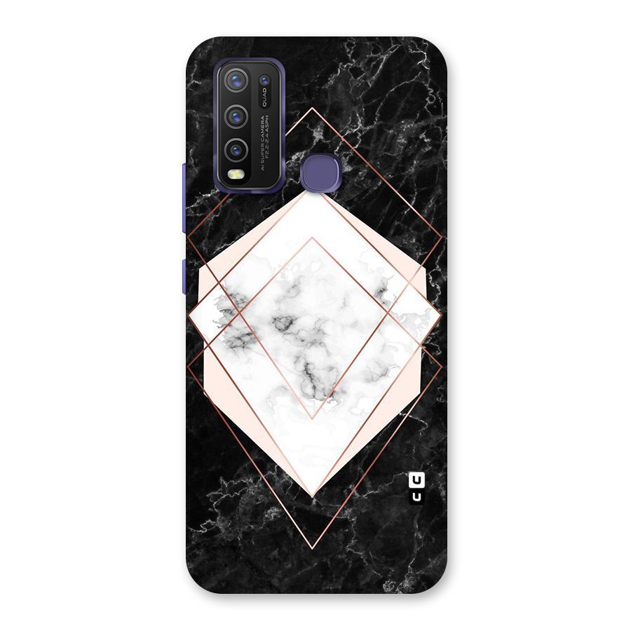 Marble Texture Print Back Case for Vivo Y30