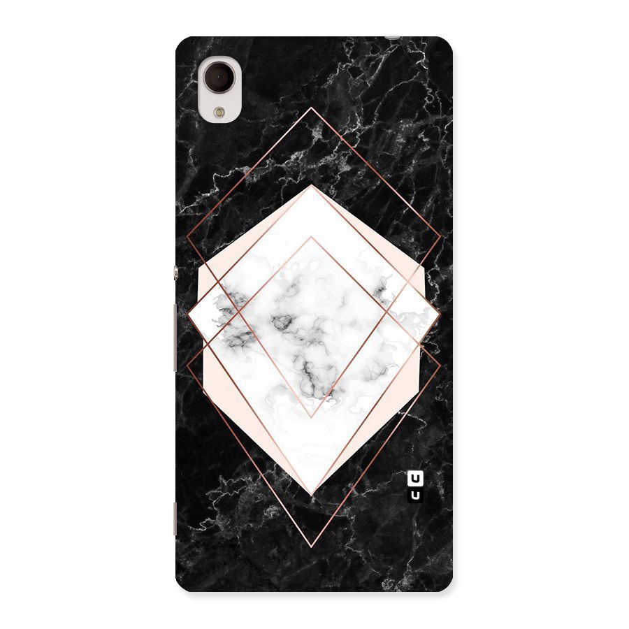 Marble Texture Print Back Case for Xperia M4 Aqua