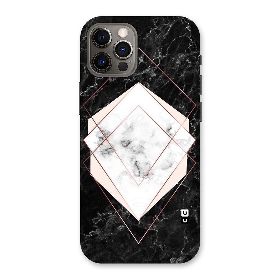 Marble Texture Print Back Case for iPhone 12 Pro