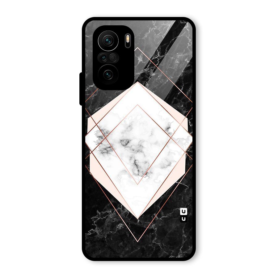 Marble Texture Print Glass Back Case for Mi 11x