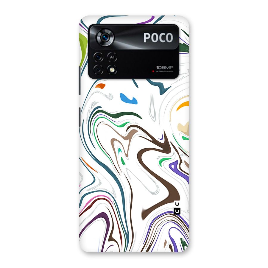 Marbled Printed Art Back Case for Poco X4 Pro 5G