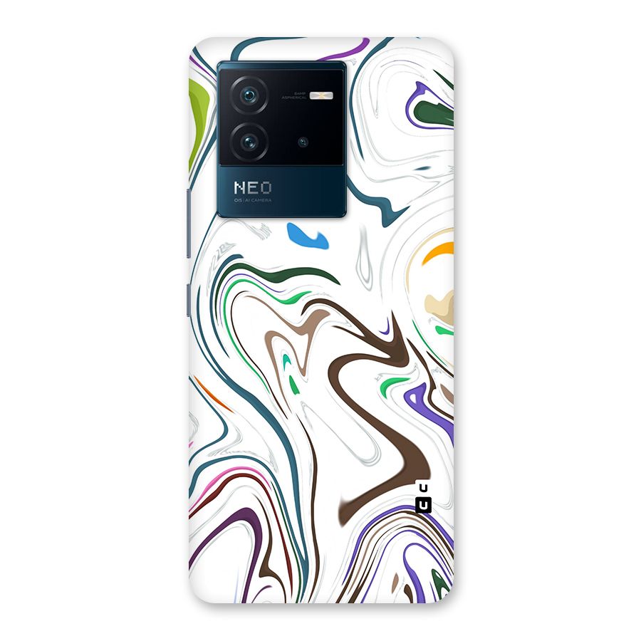 Marbled Printed Art Back Case for Vivo iQOO Neo 6 5G