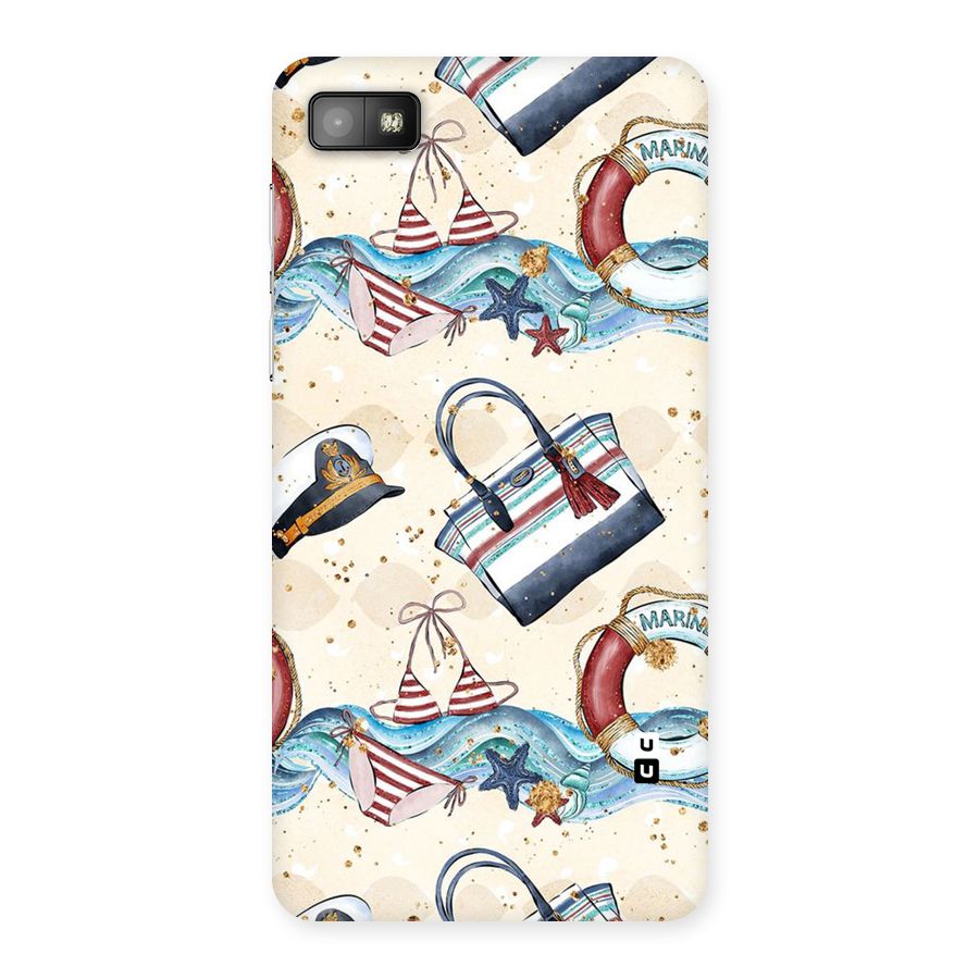 Marine Bag Design Back Case for Blackberry Z10