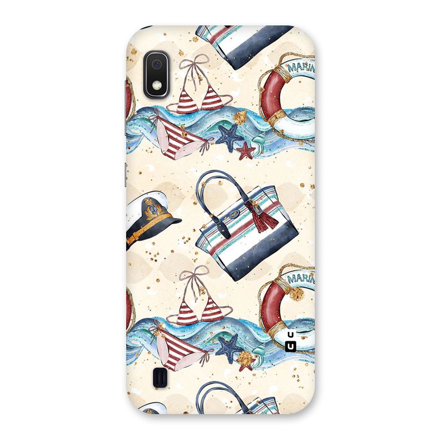 Marine Bag Design Back Case for Galaxy A10
