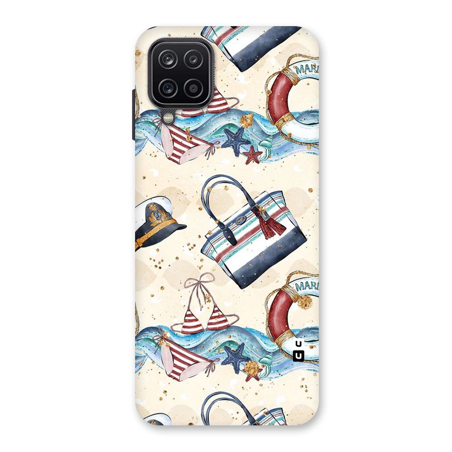 Marine Bag Design Back Case for Galaxy A12