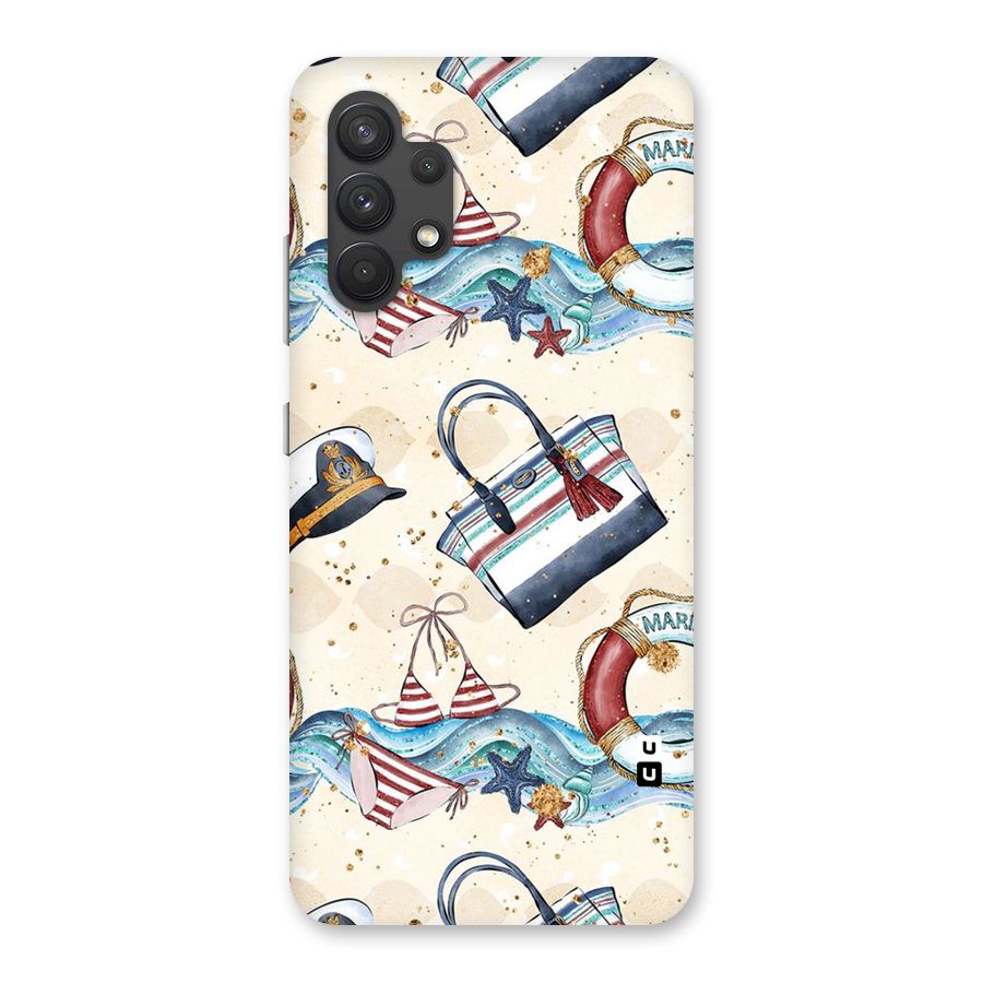 Marine Bag Design Back Case for Galaxy A32