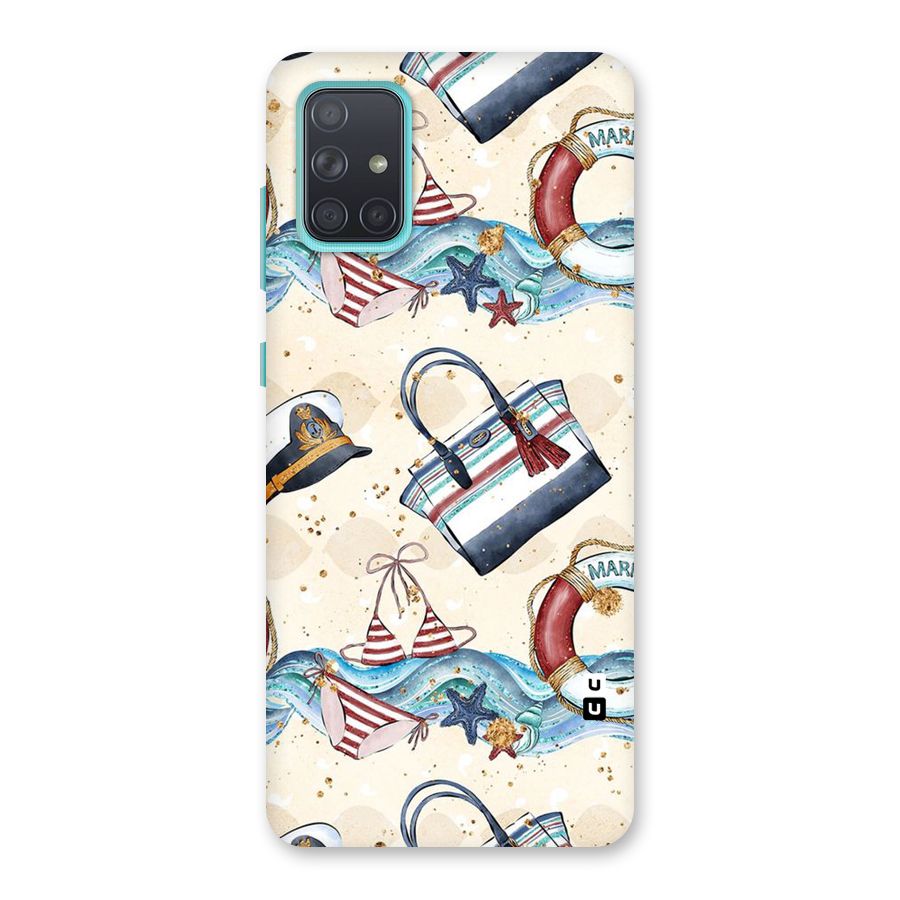 Marine Bag Design Back Case for Galaxy A71
