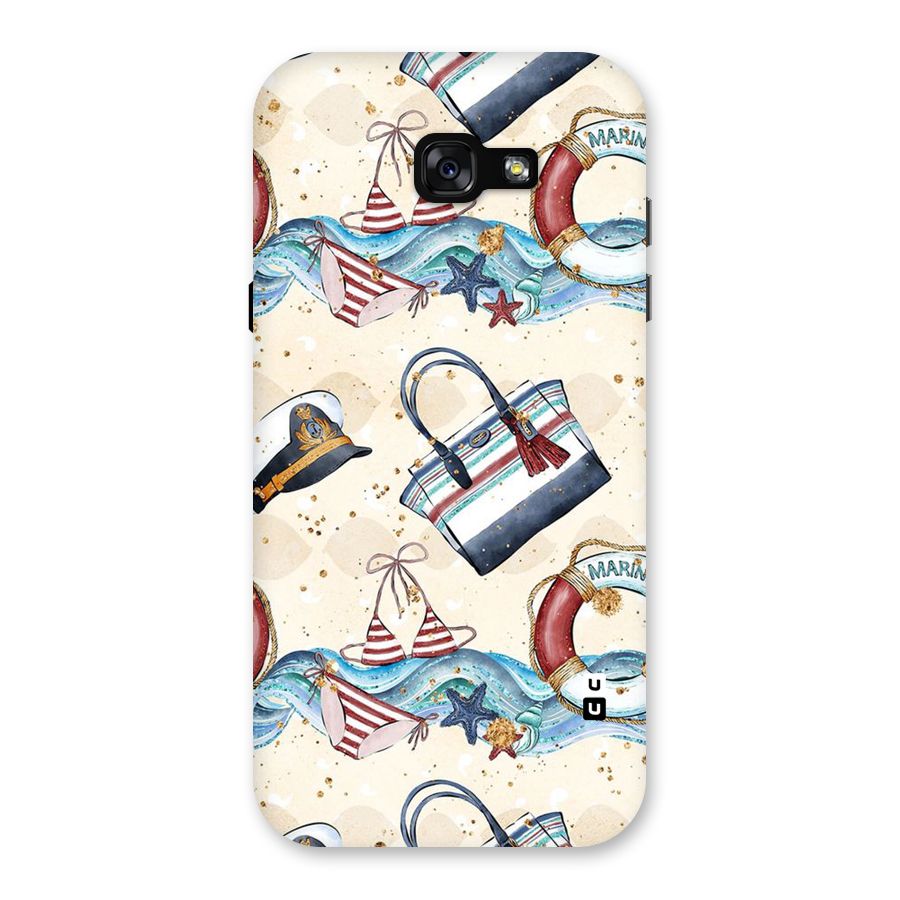 Marine Bag Design Back Case for Galaxy A7 (2017)