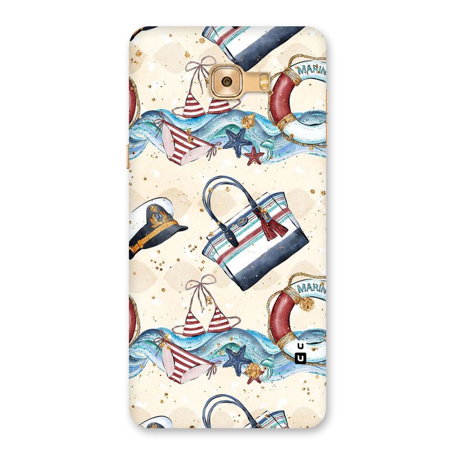 Marine Bag Design Back Case for Galaxy C9 Pro