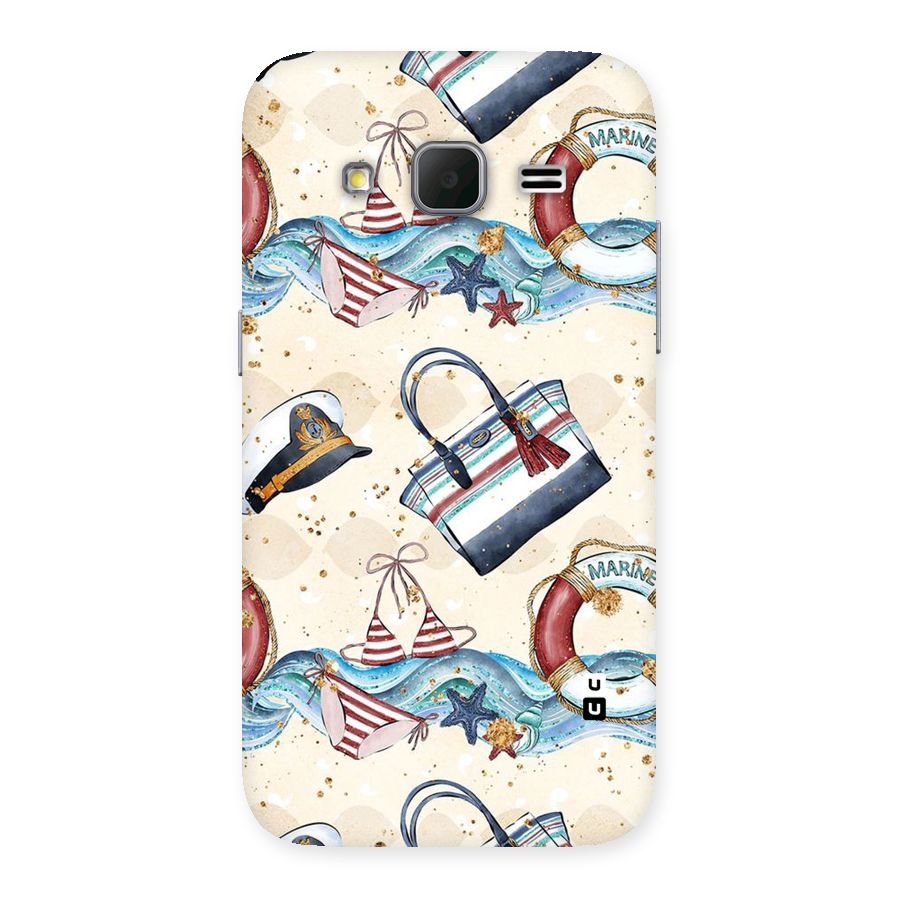 Marine Bag Design Back Case for Galaxy Core Prime