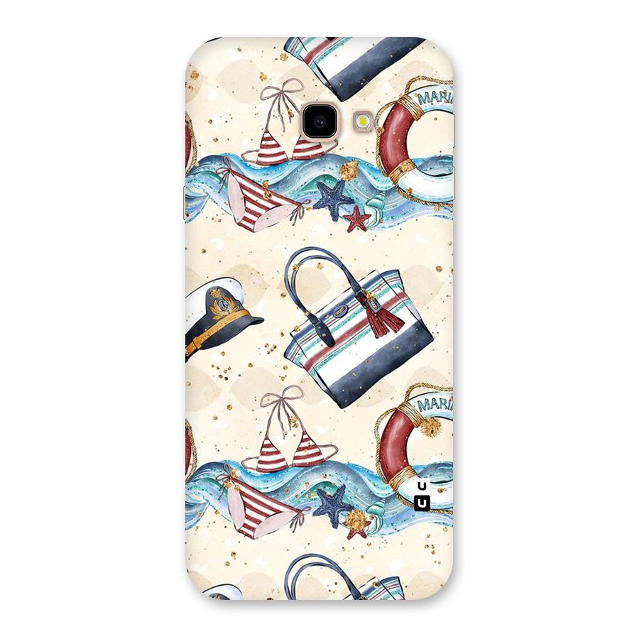 Marine Bag Design Back Case for Galaxy J4 Plus