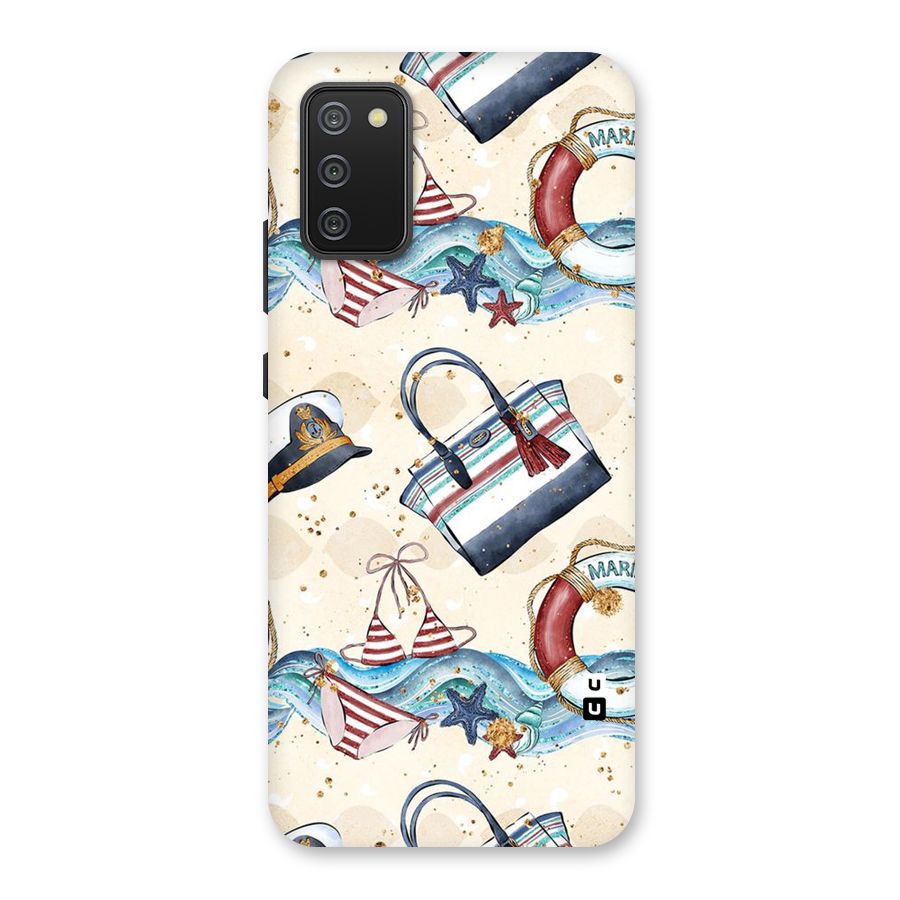 Marine Bag Design Back Case for Galaxy M02s