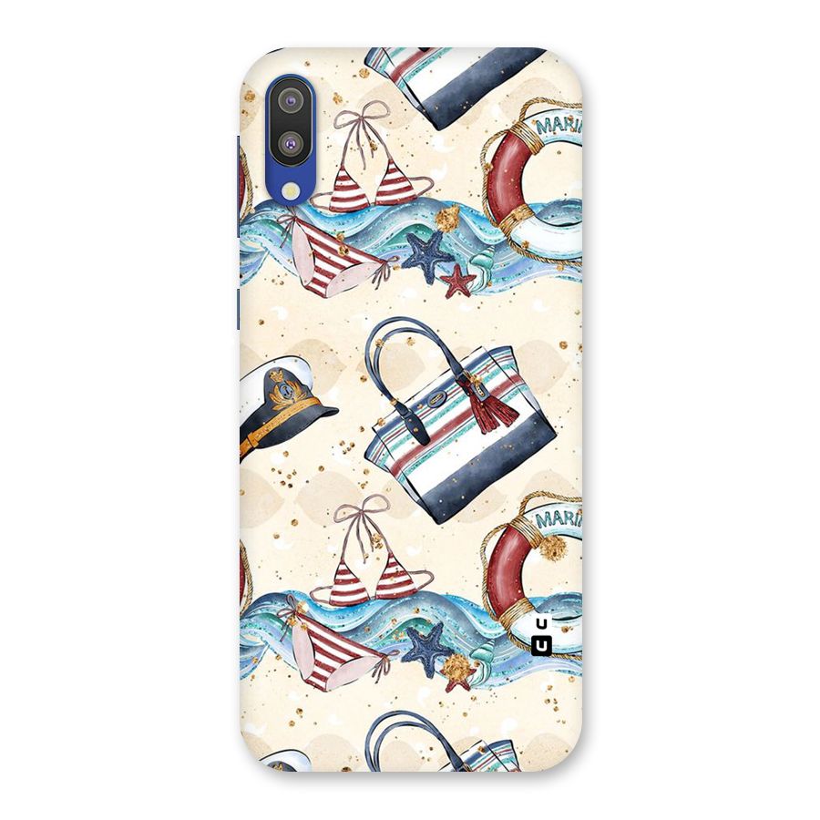 Marine Bag Design Back Case for Galaxy M10