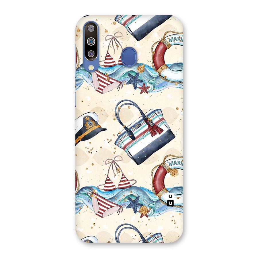 Marine Bag Design Back Case for Galaxy M30