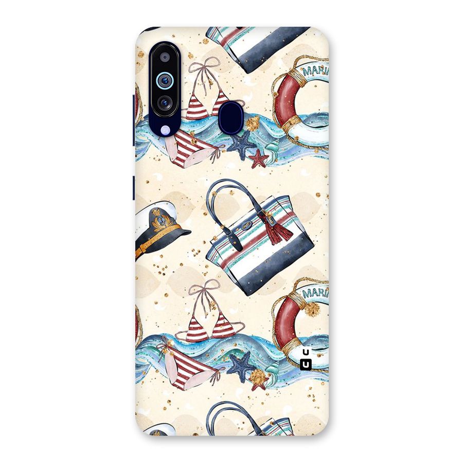 Marine Bag Design Back Case for Galaxy M40