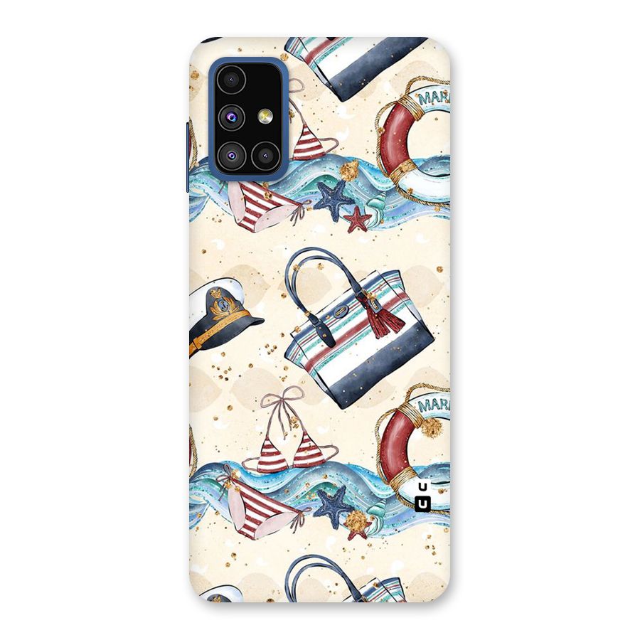 Marine Bag Design Back Case for Galaxy M51