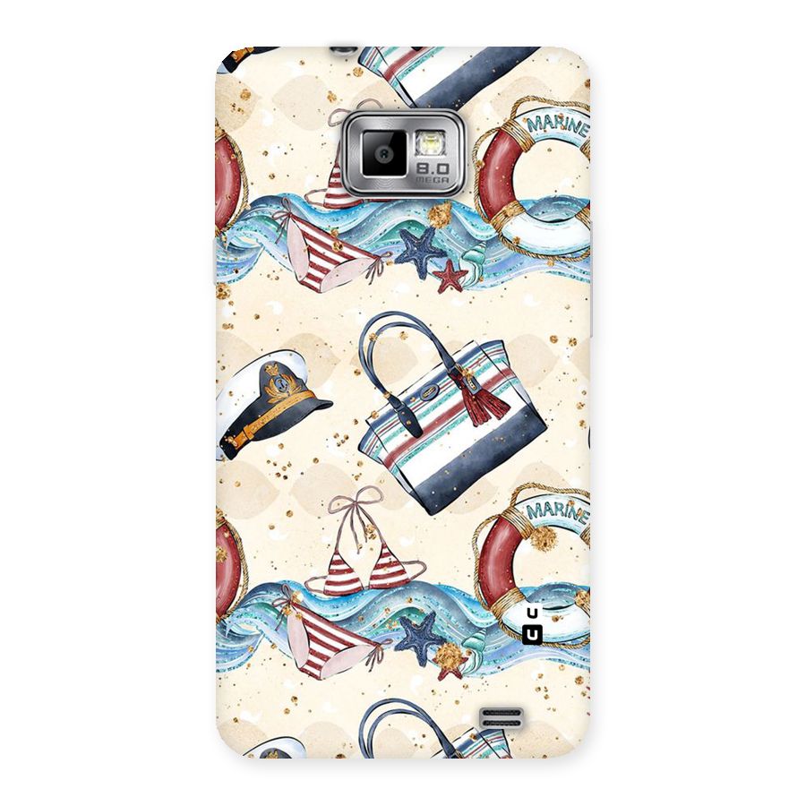Marine Bag Design Back Case for Galaxy S2
