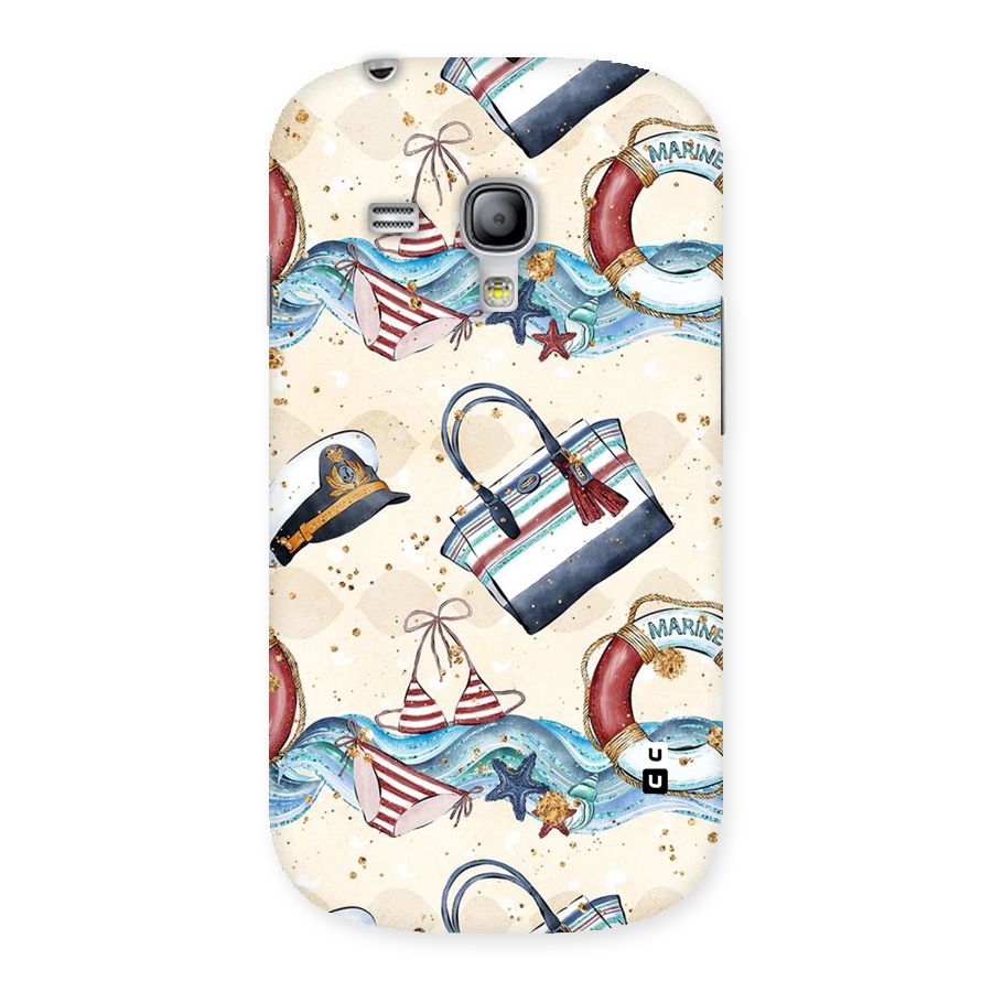 Marine Bag Design Back Case for Galaxy S3 Mini