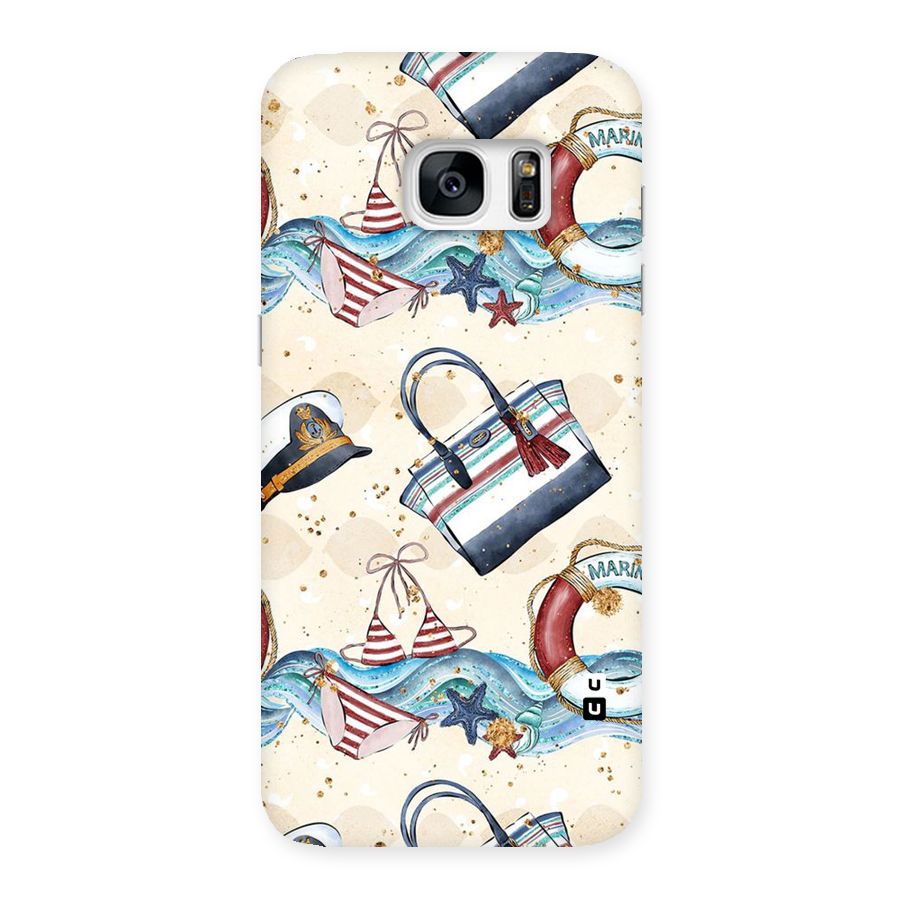 Marine Bag Design Back Case for Galaxy S7 Edge