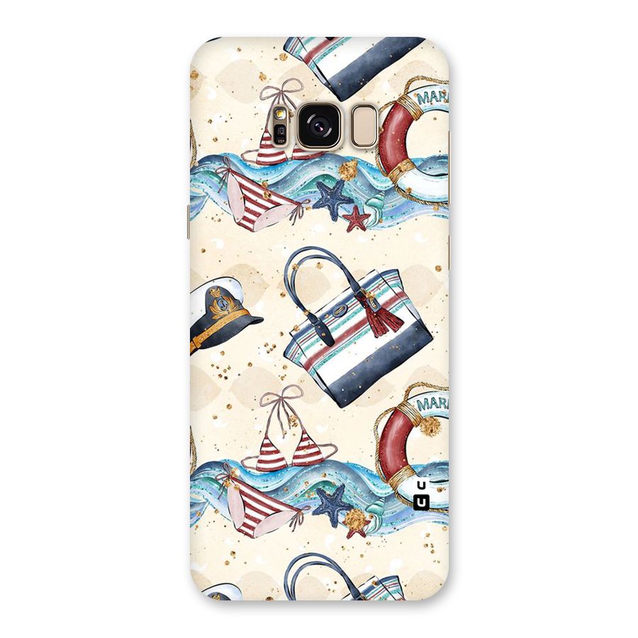 Marine Bag Design Back Case for Galaxy S8 Plus