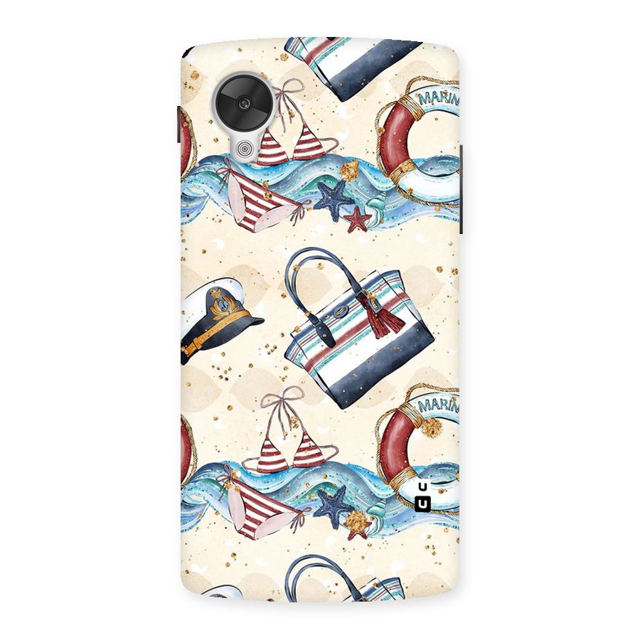 Marine Bag Design Back Case for Google Nexsus 5
