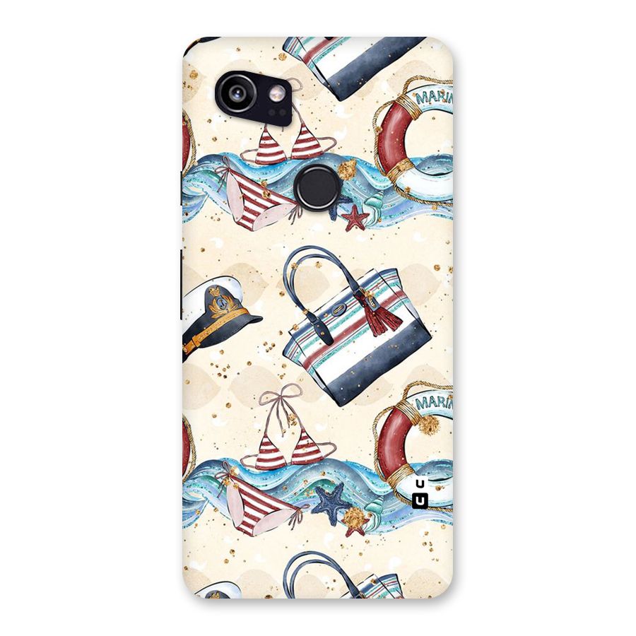 Marine Bag Design Back Case for Google Pixel 2 XL