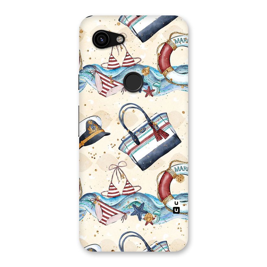 Marine Bag Design Back Case for Google Pixel 3a