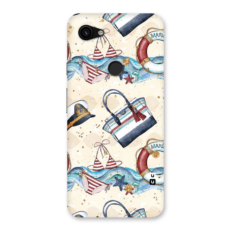 Marine Bag Design Back Case for Google Pixel 3a XL