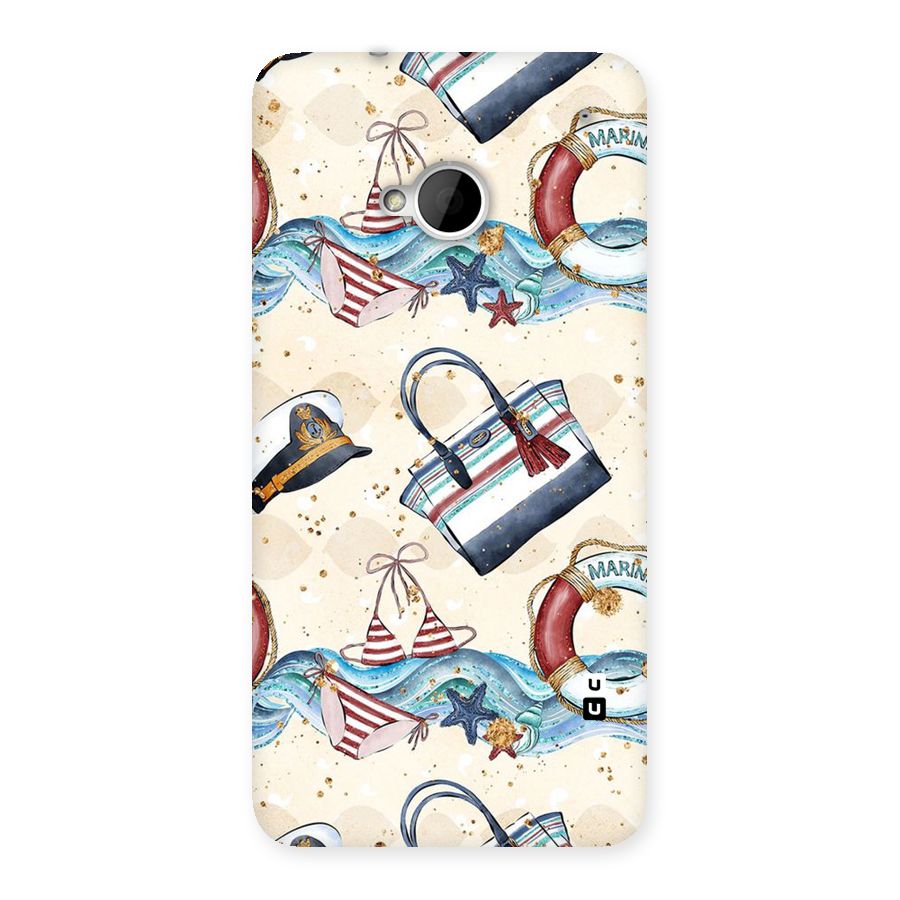 Marine Bag Design Back Case for HTC One M7